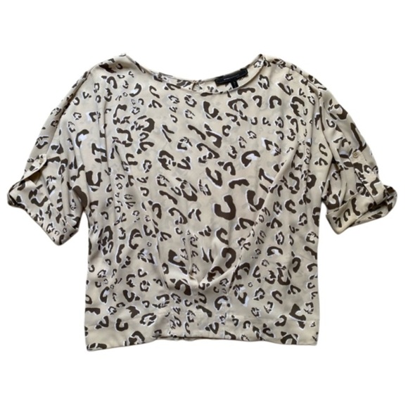 BCBG MaxAzria Jayne Leopard Blouse 🐾 - Picture 1 of 10
